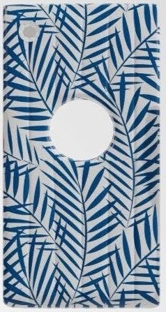 Bellyless Float - Blue Palm Leaf